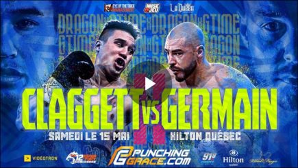 Eye of the Tiger Management and Punching Grace presents Claggett vs. Germain 2