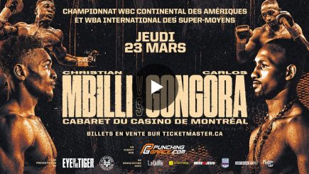 Eye of the Tiger et Punching Grace présentent : Duel de choc : Mbilli c. Gongora pour les titres WBC Continental des Amériques et WBA International